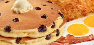 Blueberry Pancake Breakfast