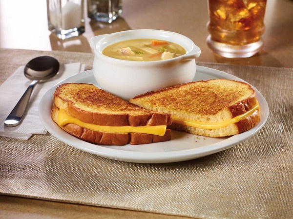 55+ Grilled Cheese Sandwich & Soup