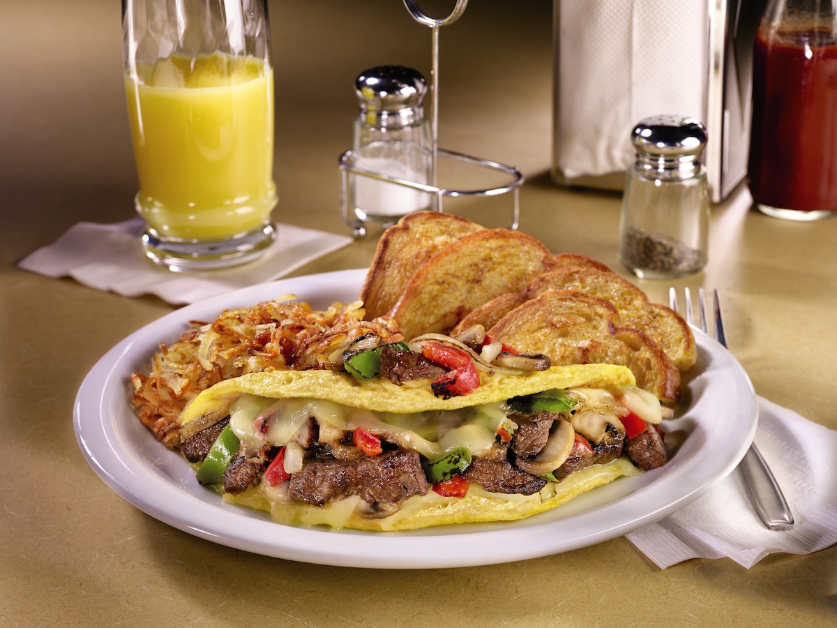 Philly Cheessteak Omelette