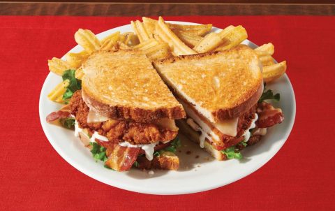 Crispy Chicken Bacon Ranch Sandwich